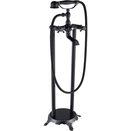 American Imaginations AI-36252 6" Oil Rubbed Bronze Unique Brass Modern Bathtub Shower Faucet