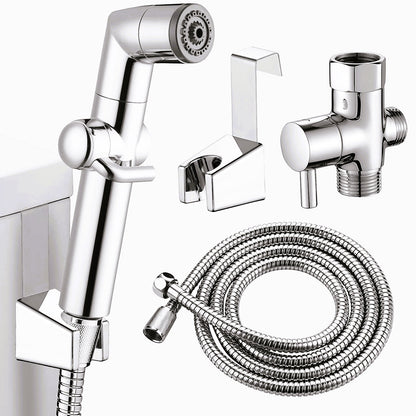 American Imaginations AI-36518 2" Chrome Rectangular Wall Mount Modern Handheld Bidet