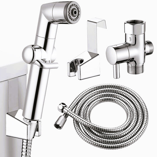 American Imaginations AI-36518 2" Chrome Rectangular Wall Mount Modern Handheld Bidet