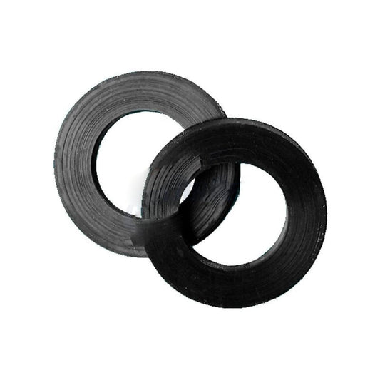 American Imaginations AI-37775 1" Black Round Fitting Modern Shower Hose Washer