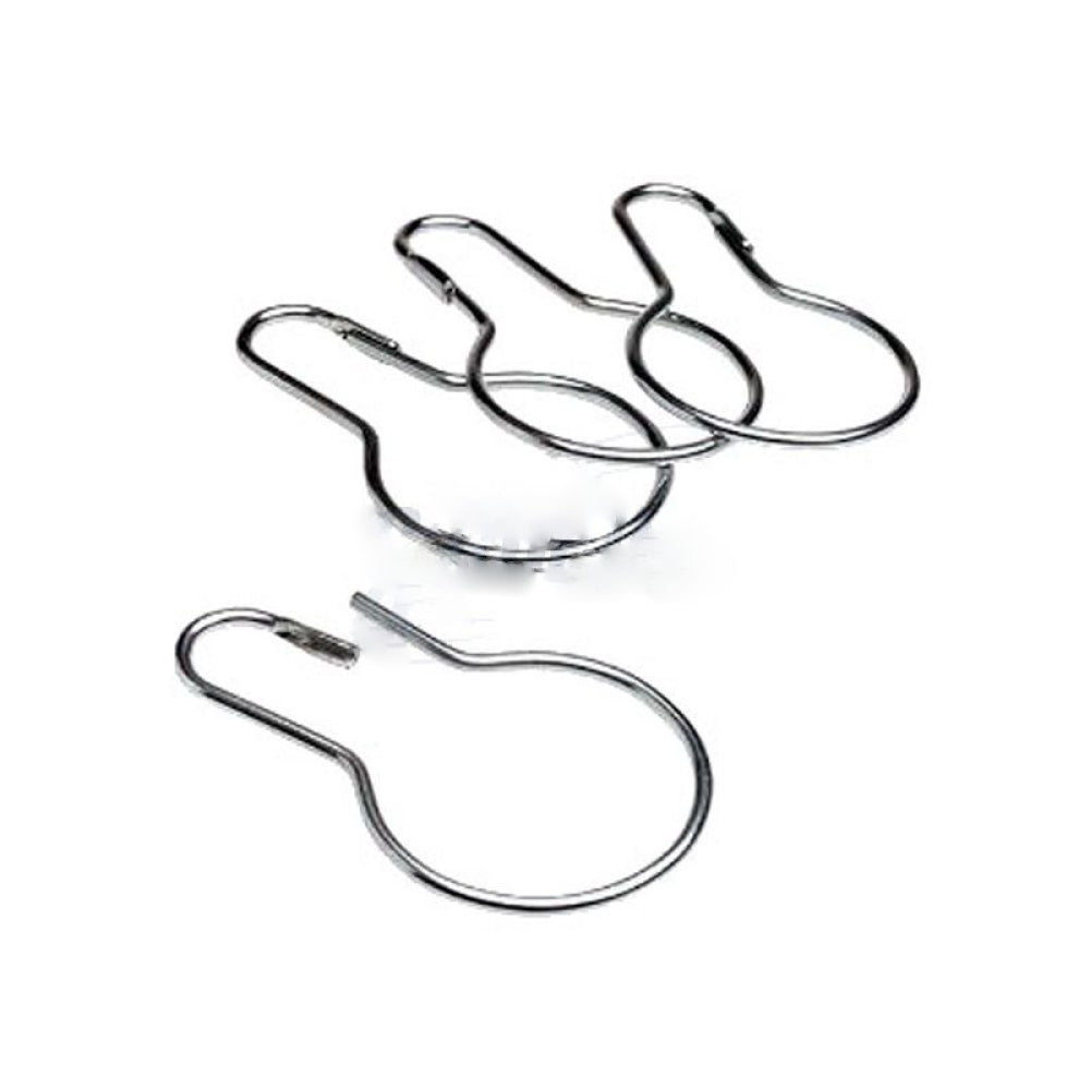 American Imaginations AI-37791 1" Chrome Unique Insert Modern Shower Curtain Hook