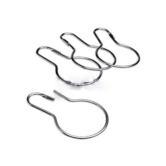 American Imaginations AI-37791 1" Chrome Unique Insert Modern Shower Curtain Hook