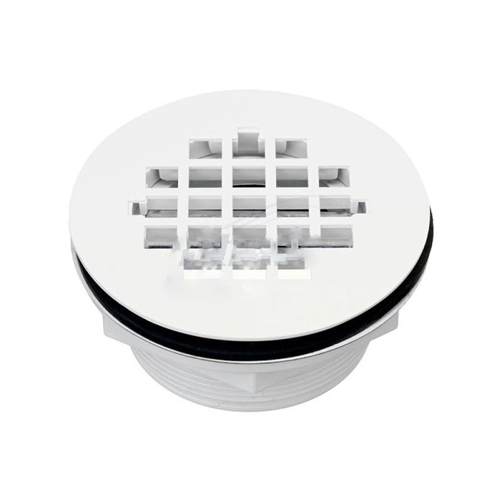 American Imaginations AI-37792 2" White Round Drop In Modern Shower Drain