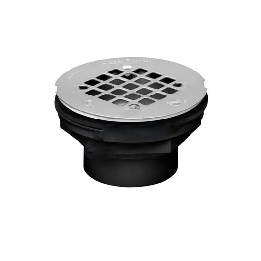 American Imaginations AI-37793 2" Black-Chrome Round Drop In Modern Shower Drain