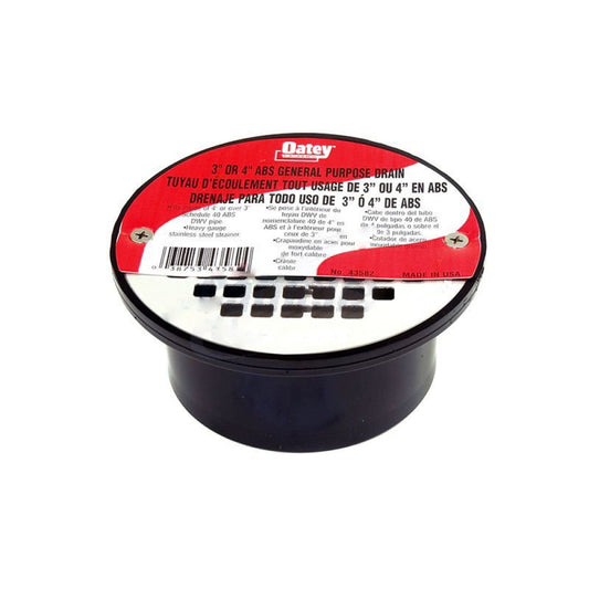 American Imaginations AI-38032 2" Black Round Drop In Modern Floor Drain