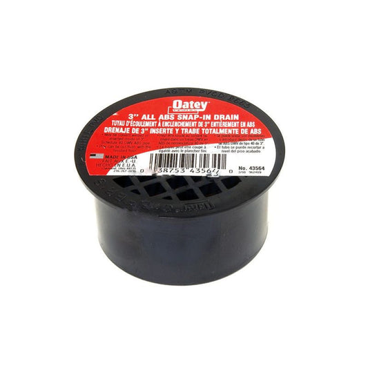 American Imaginations AI-38046 2" Black Round Drop In Modern Floor Drain