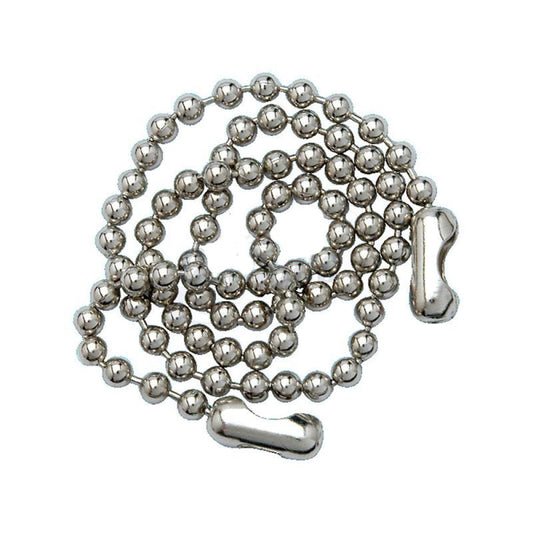 American Imaginations AI-38331 1" Chrome Unique Fitting Modern Beaded Chain