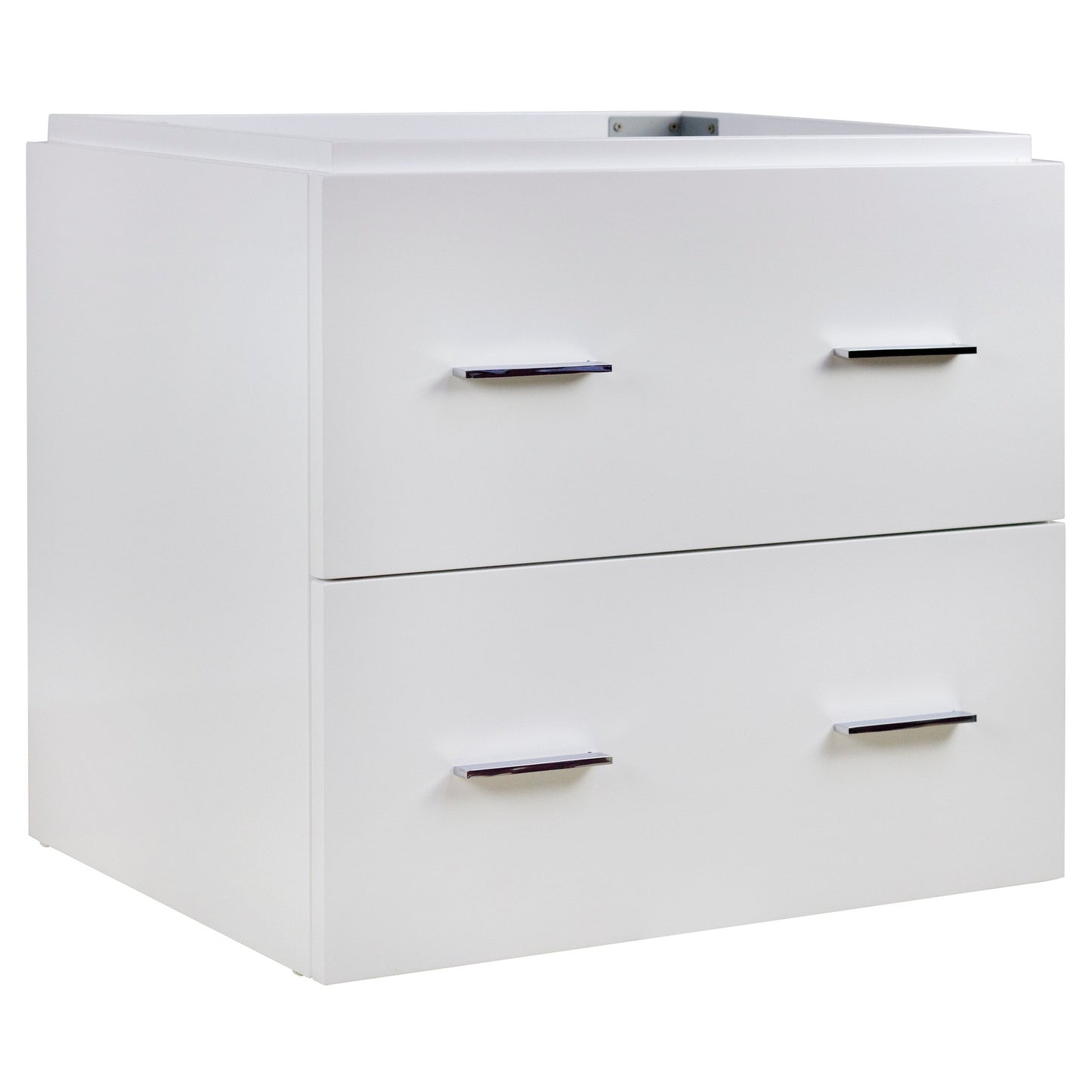 American Imaginations AI-541 23" White Rectangular Wall Mount Modern Vanity Base