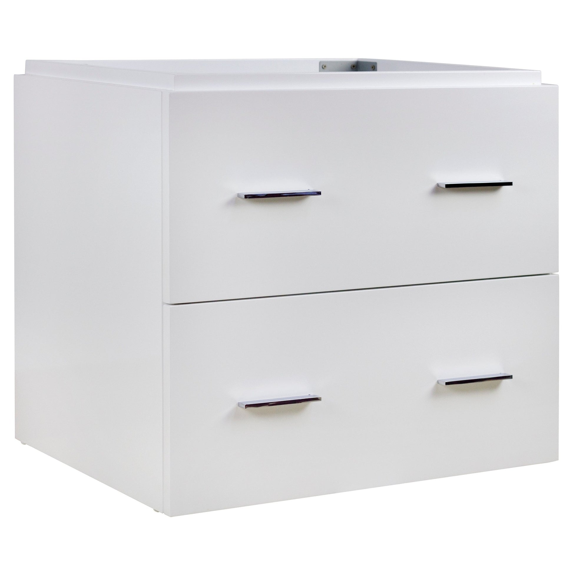 American Imaginations AI-541 23" White Rectangular Wall Mount Modern Vanity Base