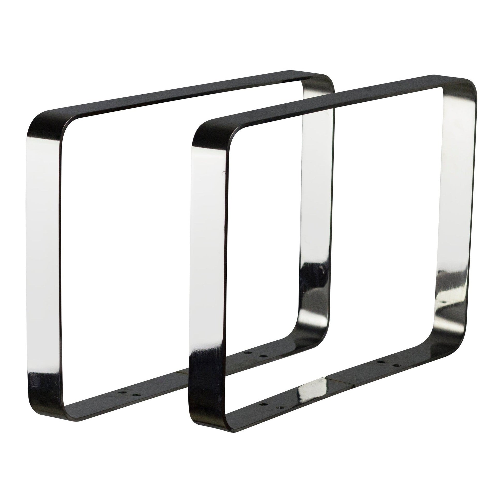 American Imaginations AI-542 2" Chrome Rectangular Floor Mount Modern Miscellaneous
