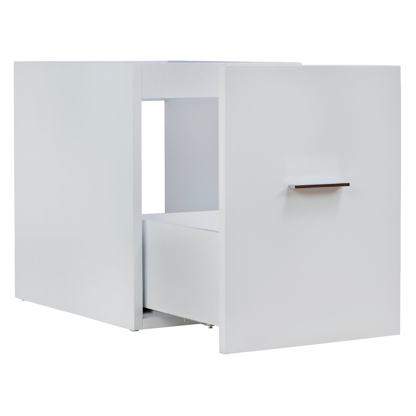 American Imaginations AI-549 14" White Rectangular Wall Mount Modern Modular Drawer