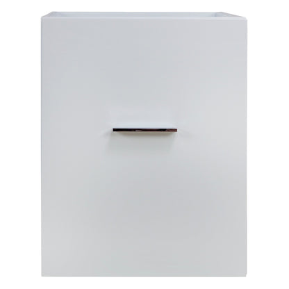 American Imaginations AI-549 14" White Rectangular Wall Mount Modern Modular Drawer