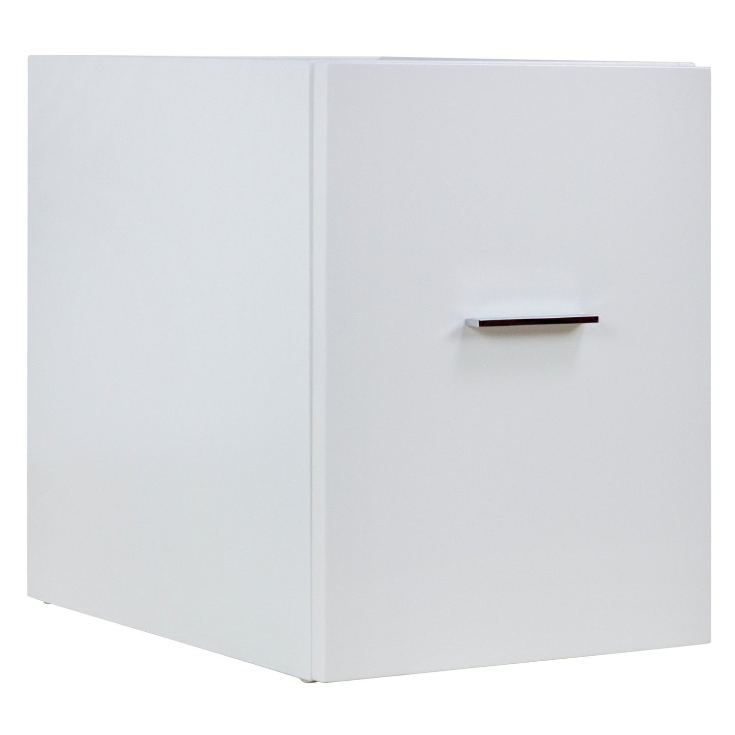 American Imaginations AI-549 14" White Rectangular Wall Mount Modern Modular Drawer