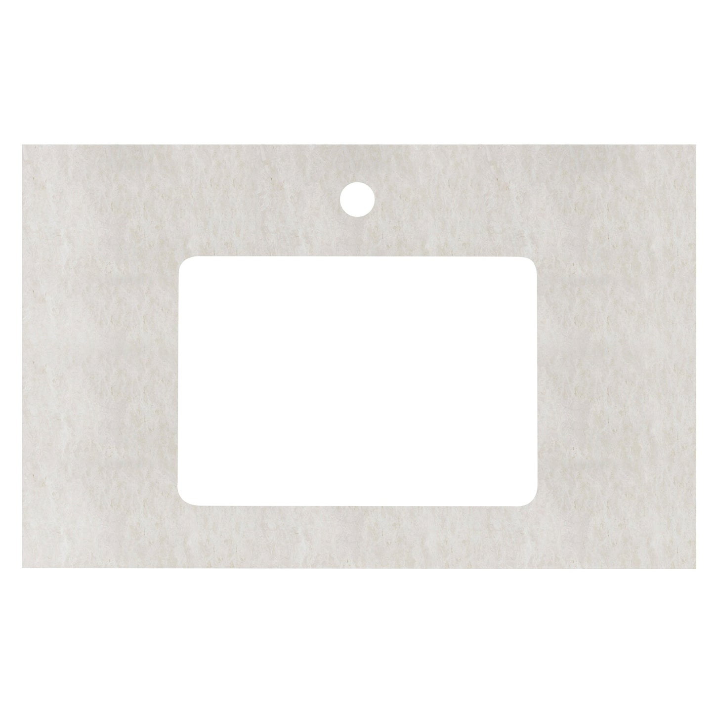 American Imaginations AI-576 31" Beige Rectangular Countertop Transitional Stone Top
