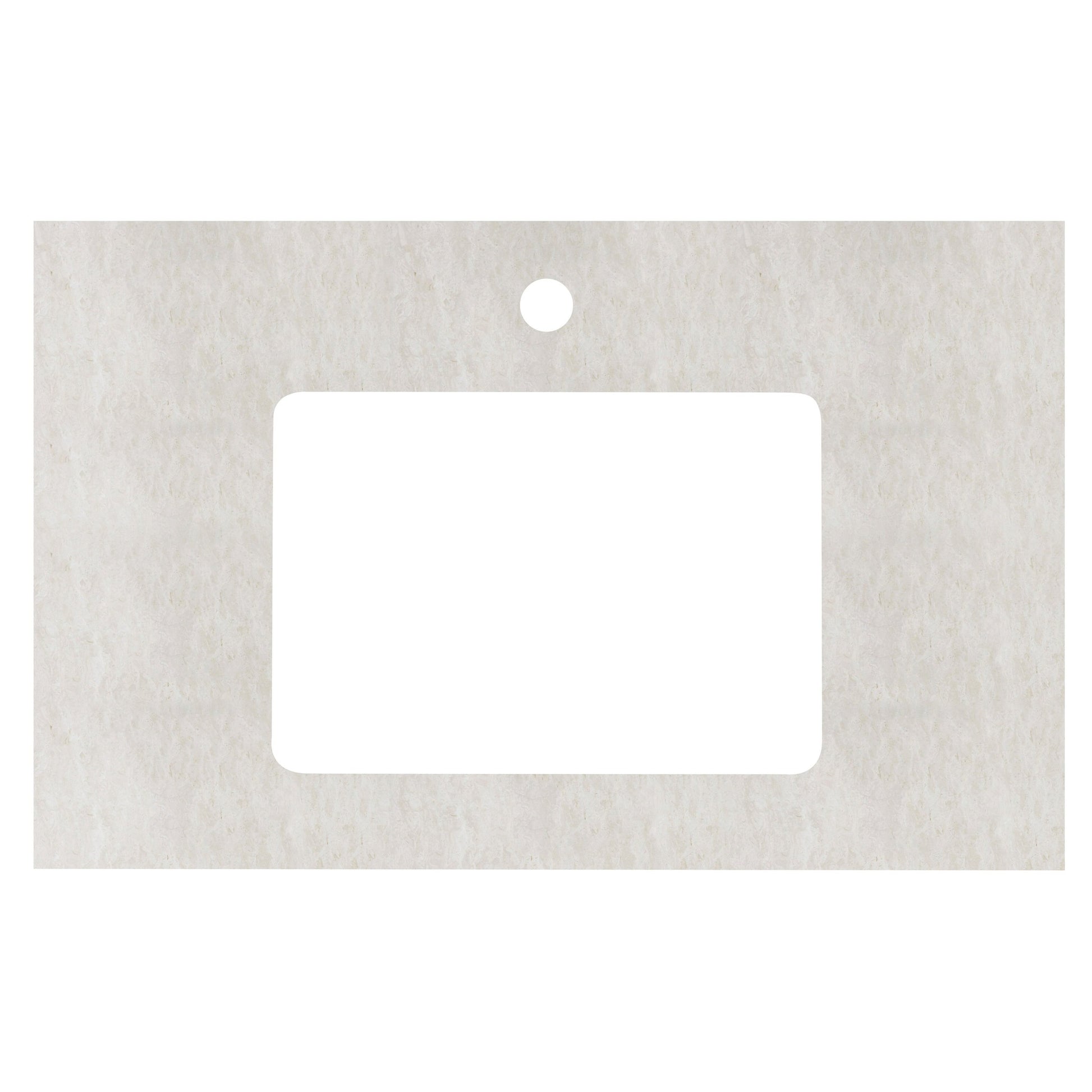 American Imaginations AI-576 31" Beige Rectangular Countertop Transitional Stone Top