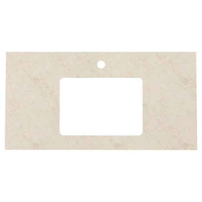 American Imaginations AI-578 36" Beige Rectangular Countertop Transitional Stone Top