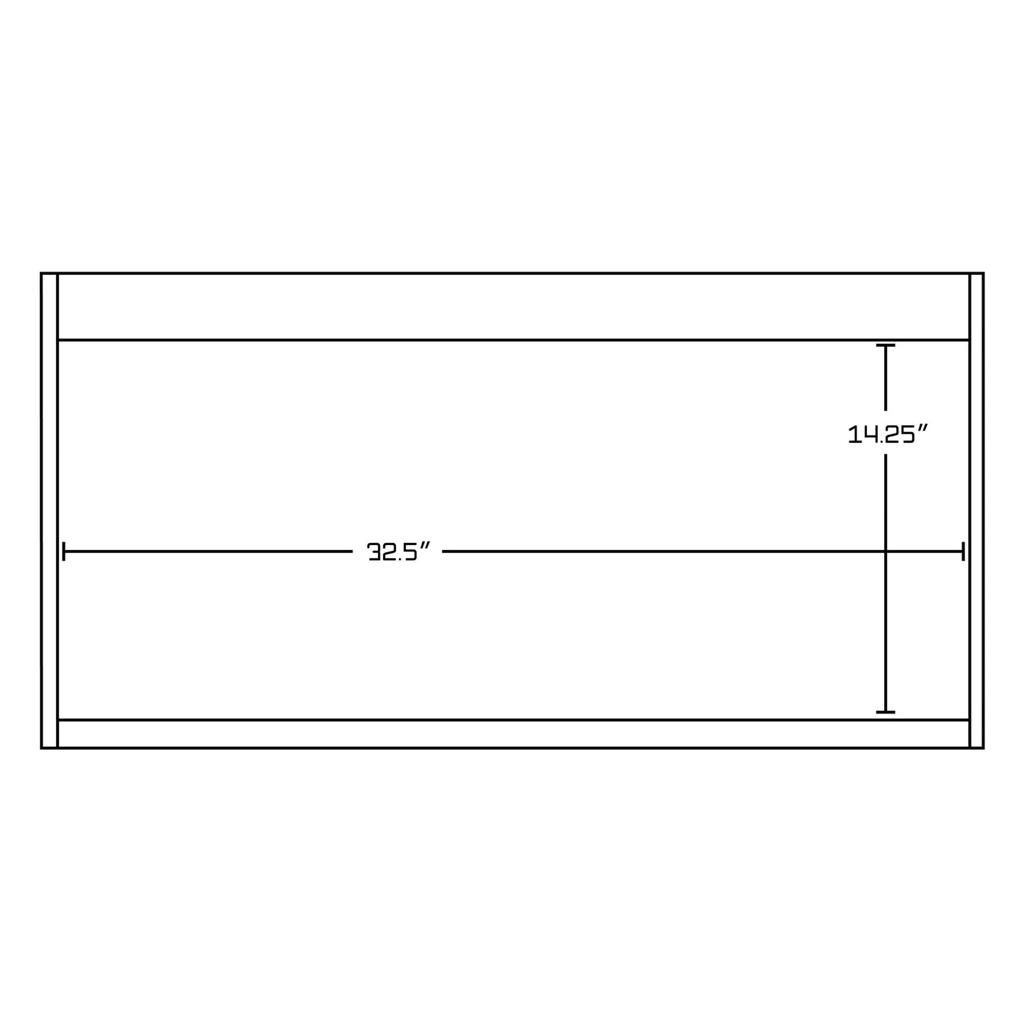 American Imaginations AI-605 35" Dawn Grey Rectangular Wall Mount Modern Vanity Base