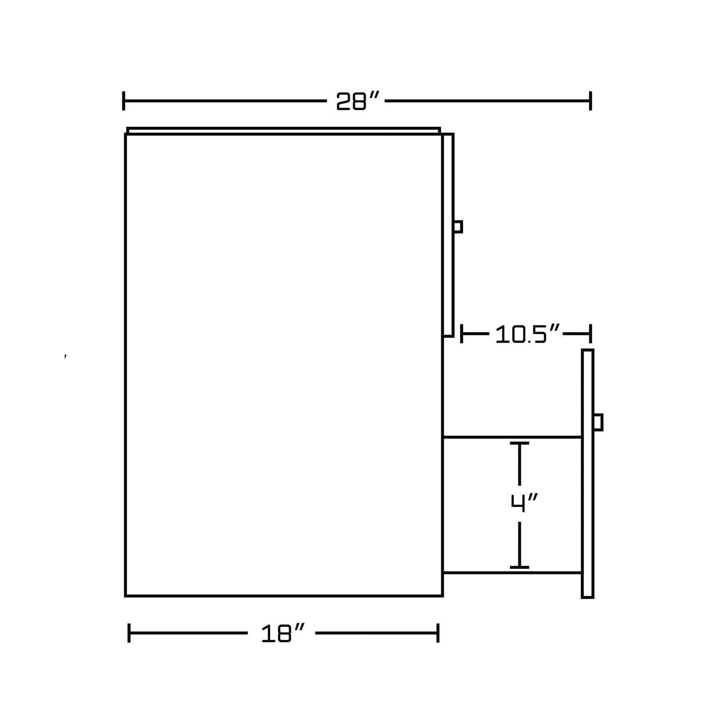 American Imaginations AI-605 35" Dawn Grey Rectangular Wall Mount Modern Vanity Base