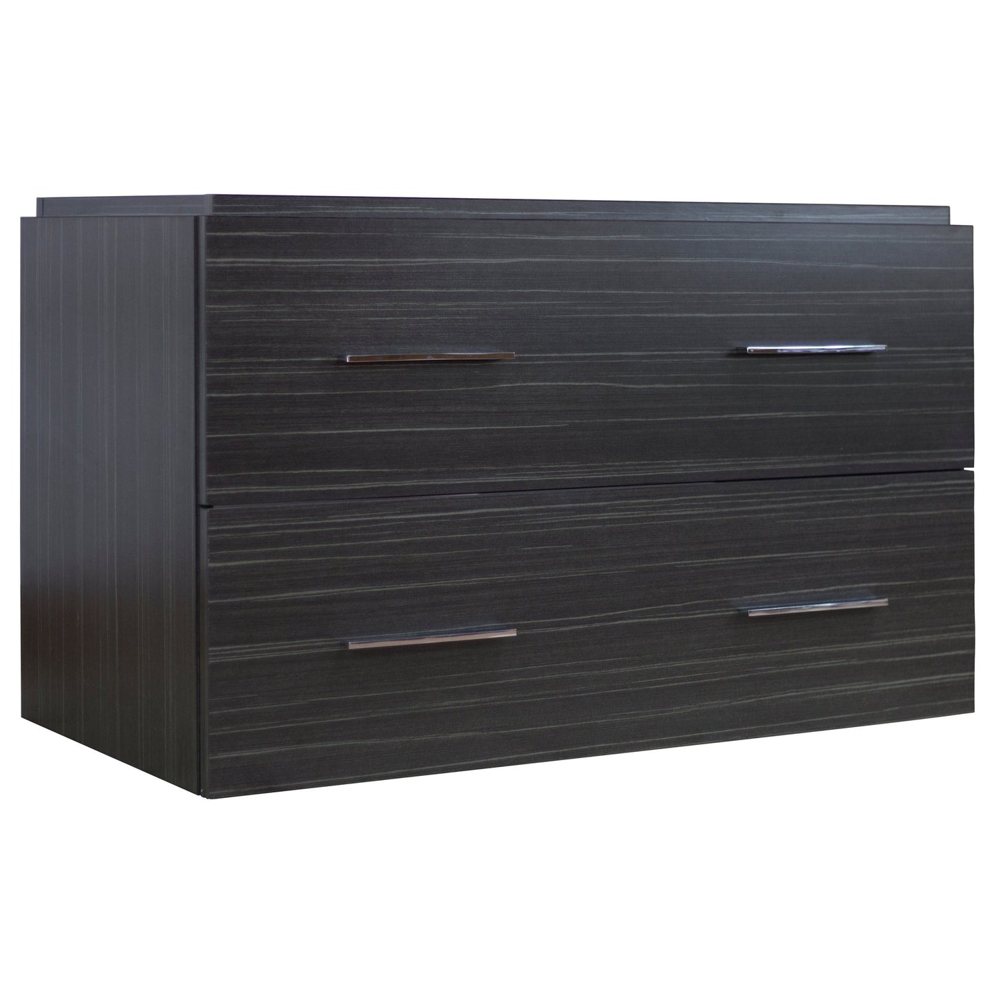 American Imaginations AI-605 35" Dawn Grey Rectangular Wall Mount Modern Vanity Base