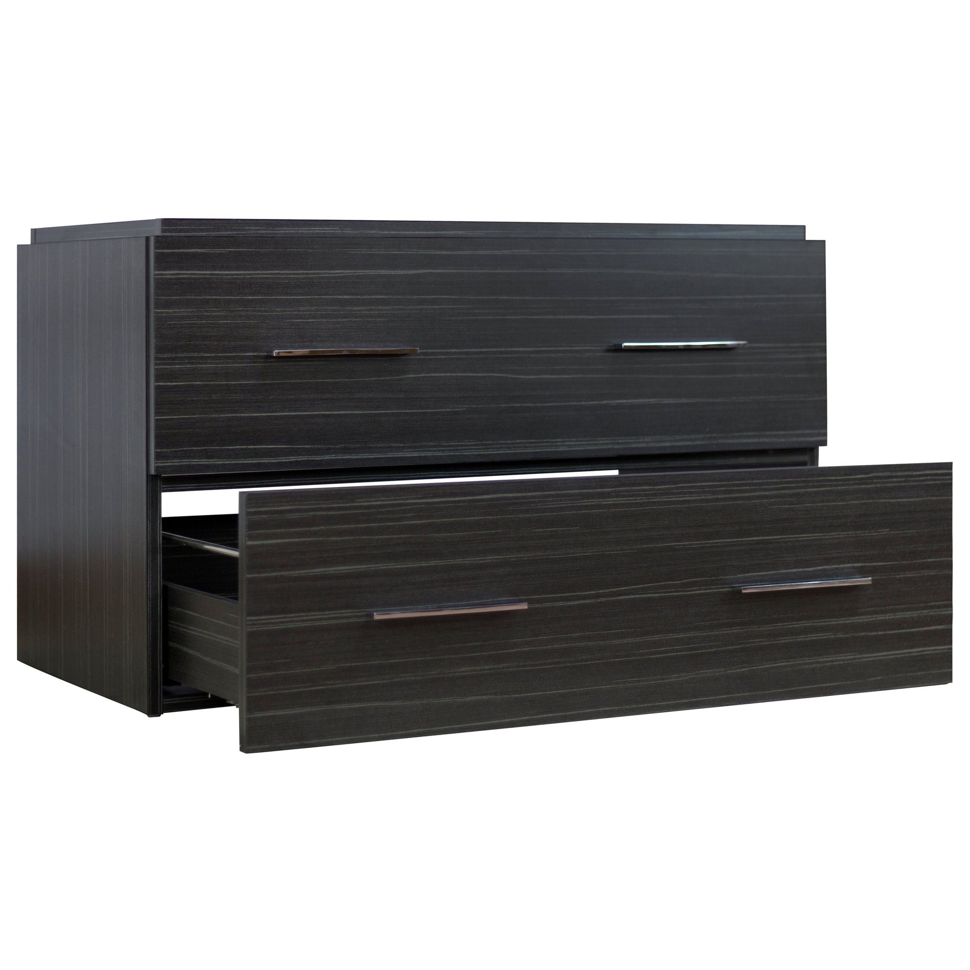 American Imaginations AI-605 35" Dawn Grey Rectangular Wall Mount Modern Vanity Base
