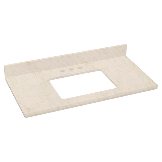 American Imaginations AI-677 36" Beige Rectangular Countertop Transitional Stone Top