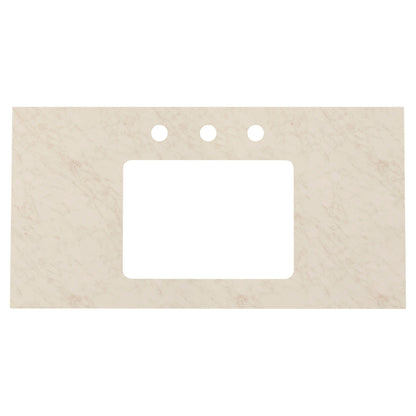 American Imaginations AI-678 36" Beige Rectangular Countertop Transitional Stone Top