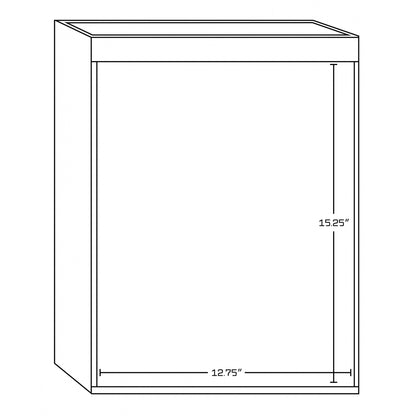 American Imaginations AI-738 38" Dawn Grey Rectangular Wall Mount Modern Vanity Set