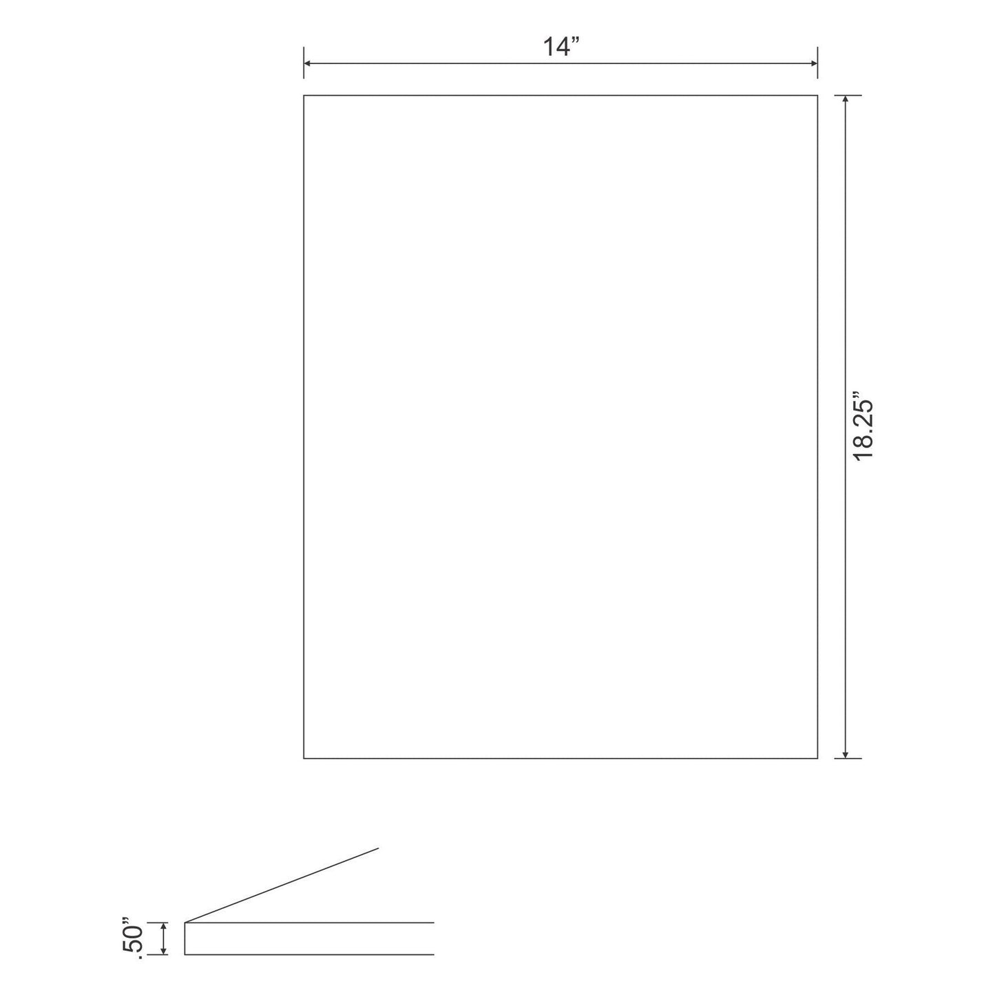 American Imaginations AI-738 38" Dawn Grey Rectangular Wall Mount Modern Vanity Set