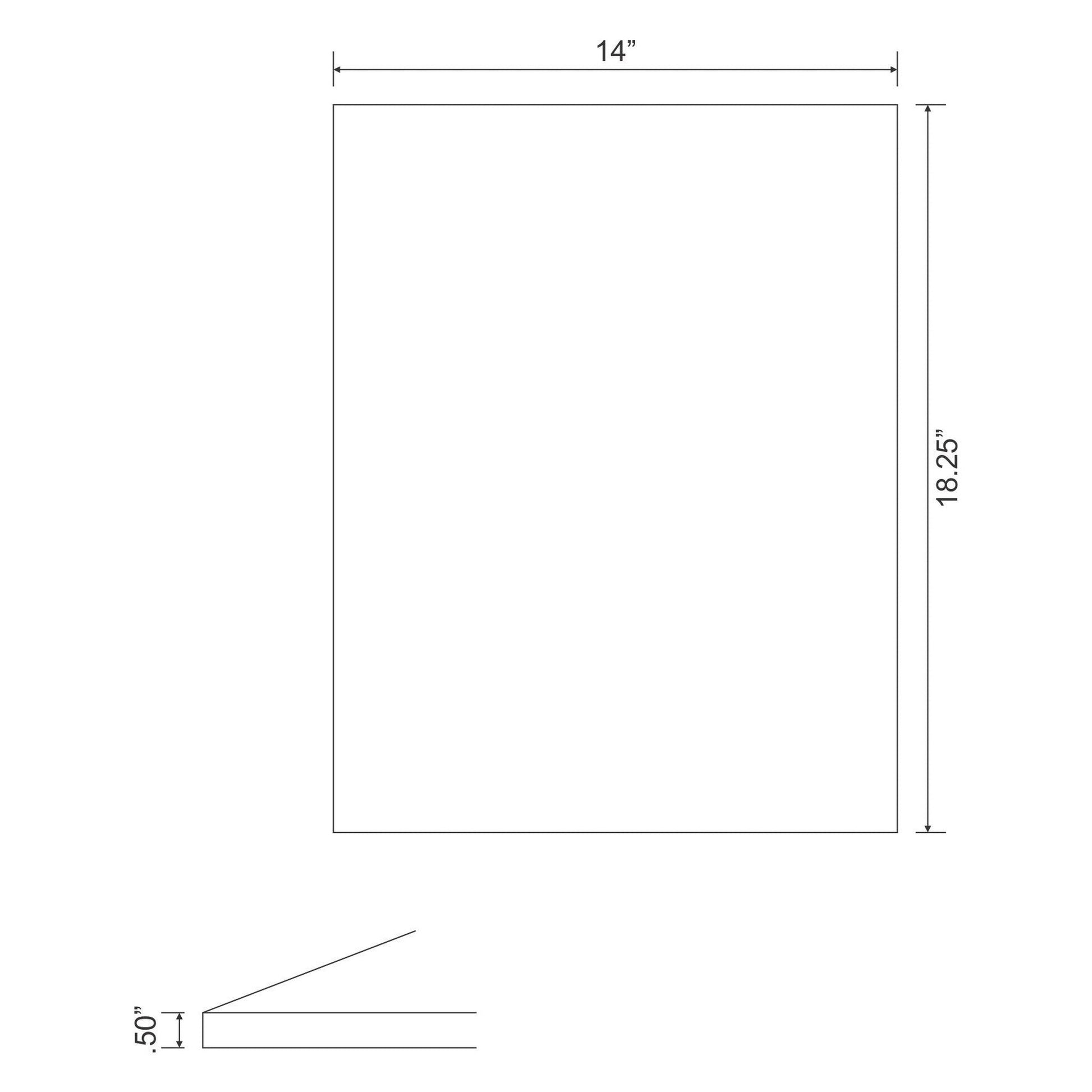 American Imaginations AI-738 38" Dawn Grey Rectangular Wall Mount Modern Vanity Set