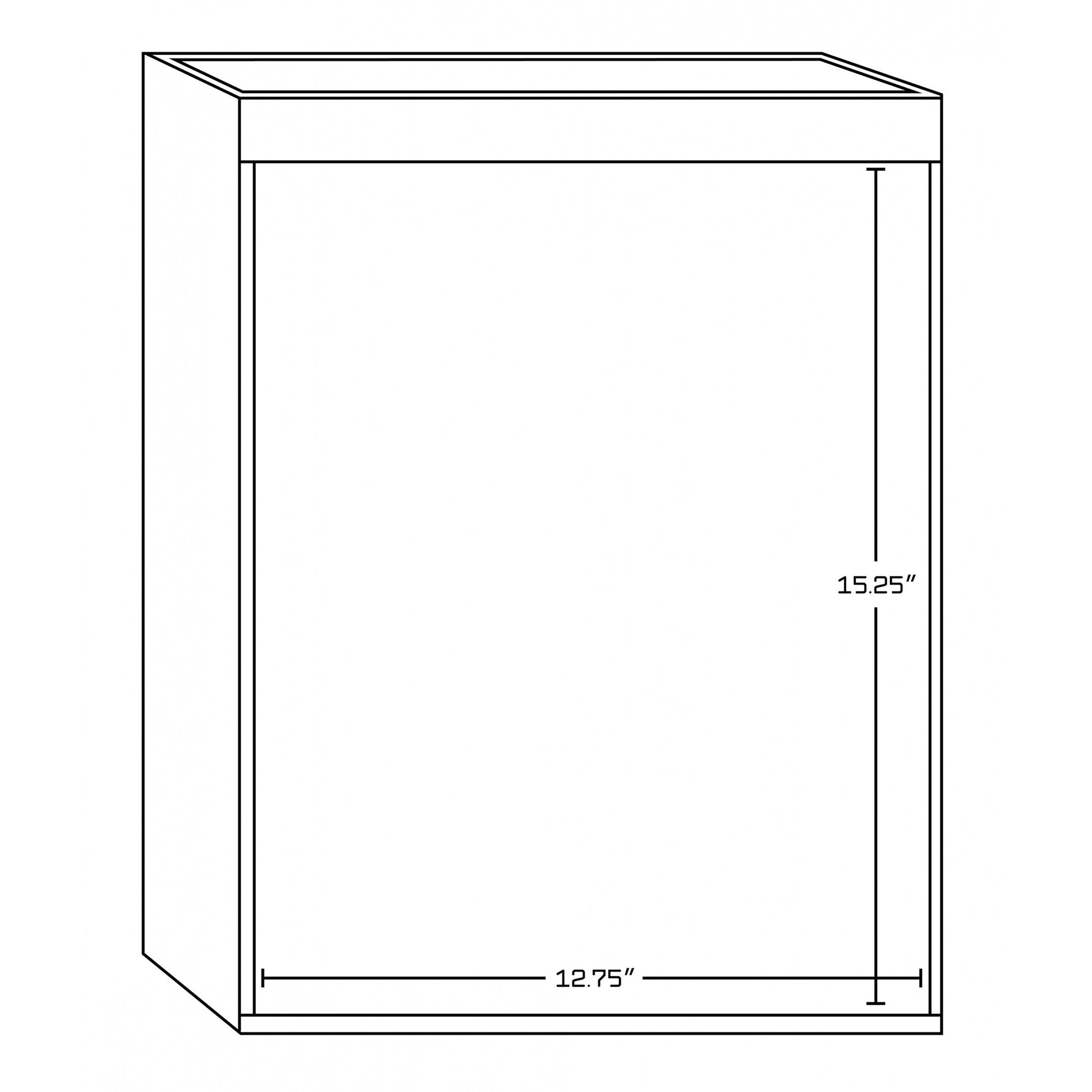 American Imaginations AI-754 37" Dawn Grey Rectangular Wall Mount Modern Vanity Base Set