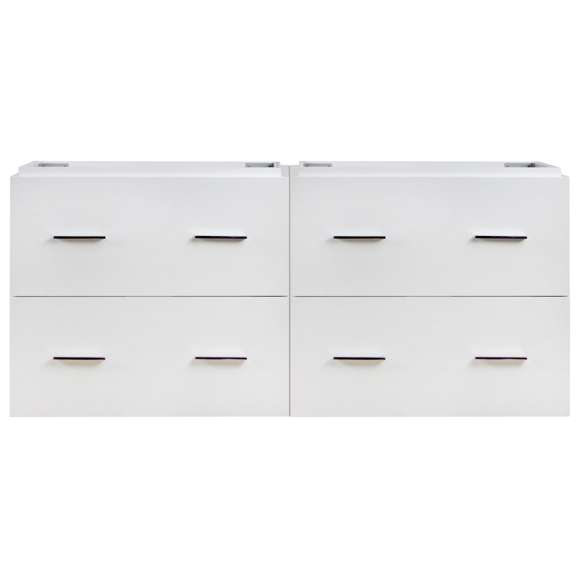 American Imaginations AI-757 47" White Rectangular Wall Mount Modern Vanity Base Set