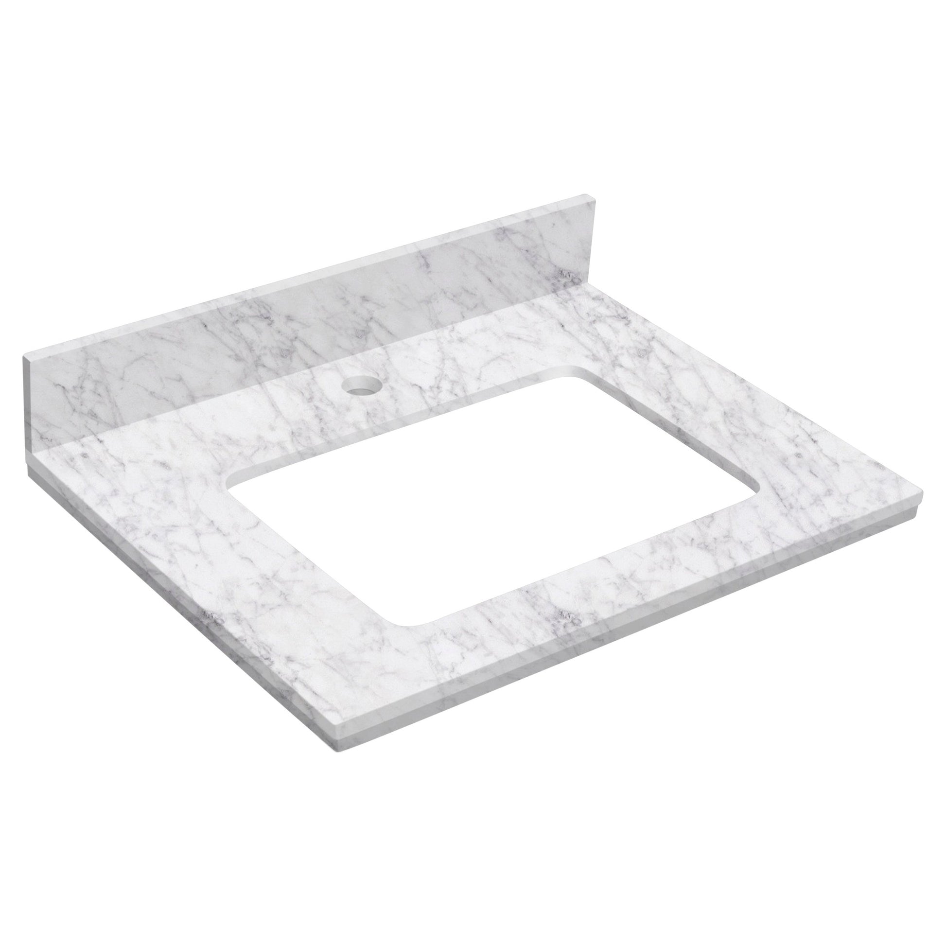 American Imaginations AI-8368 24" Dawn Grey Rectangular Wall Mount Modern Vanity Set