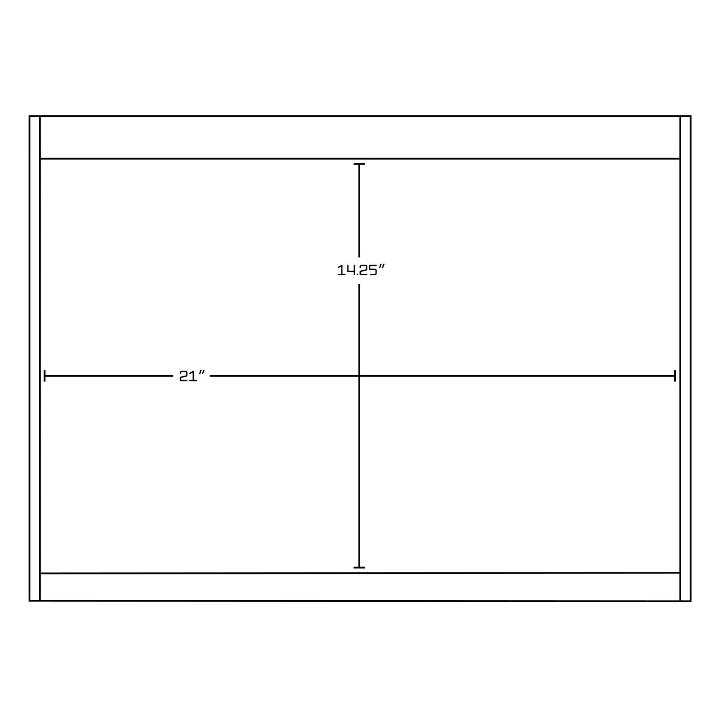 American Imaginations AI-8372 24" Dawn Grey Rectangular Floor Mount Modern Vanity Set
