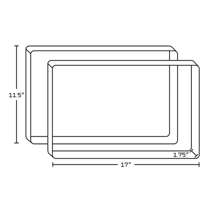 American Imaginations AI-8372 24" Dawn Grey Rectangular Floor Mount Modern Vanity Set