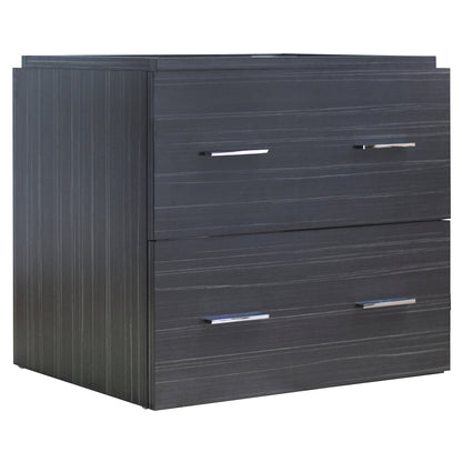 American Imaginations AI-8378 24" Dawn Grey Rectangular Wall Mount Modern Vanity Set