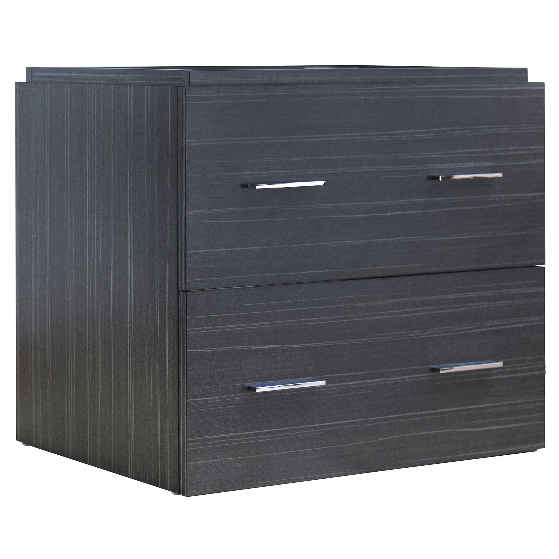 American Imaginations AI-8459 38" Dawn Grey Rectangular Wall Mount Modern Vanity Set