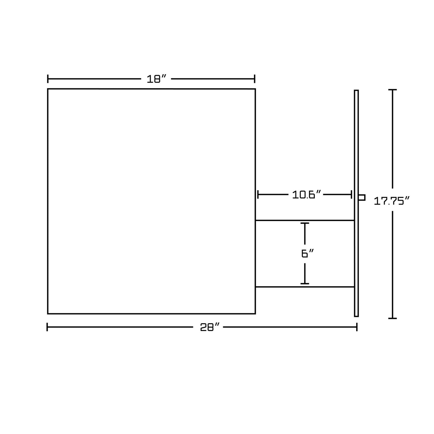American Imaginations AI-9323 38" Dawn Grey Rectangular Wall Mount Modern Vanity Set