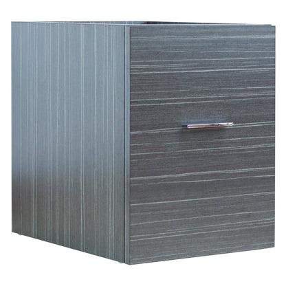 American Imaginations AI-9323 38" Dawn Grey Rectangular Wall Mount Modern Vanity Set