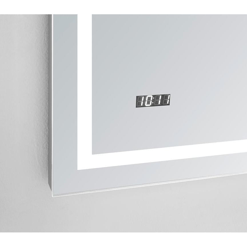 Aquadom Daytona 40" x 36" Rectangle Ultra-Slim Frame LED Lighted Bathroom Mirror With Defogger