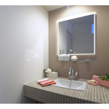 Aquadom Edge 30" x 32" LED Lighted Mirror