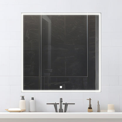 Aquadom Edge 30" x 32" LED Lighted Mirror