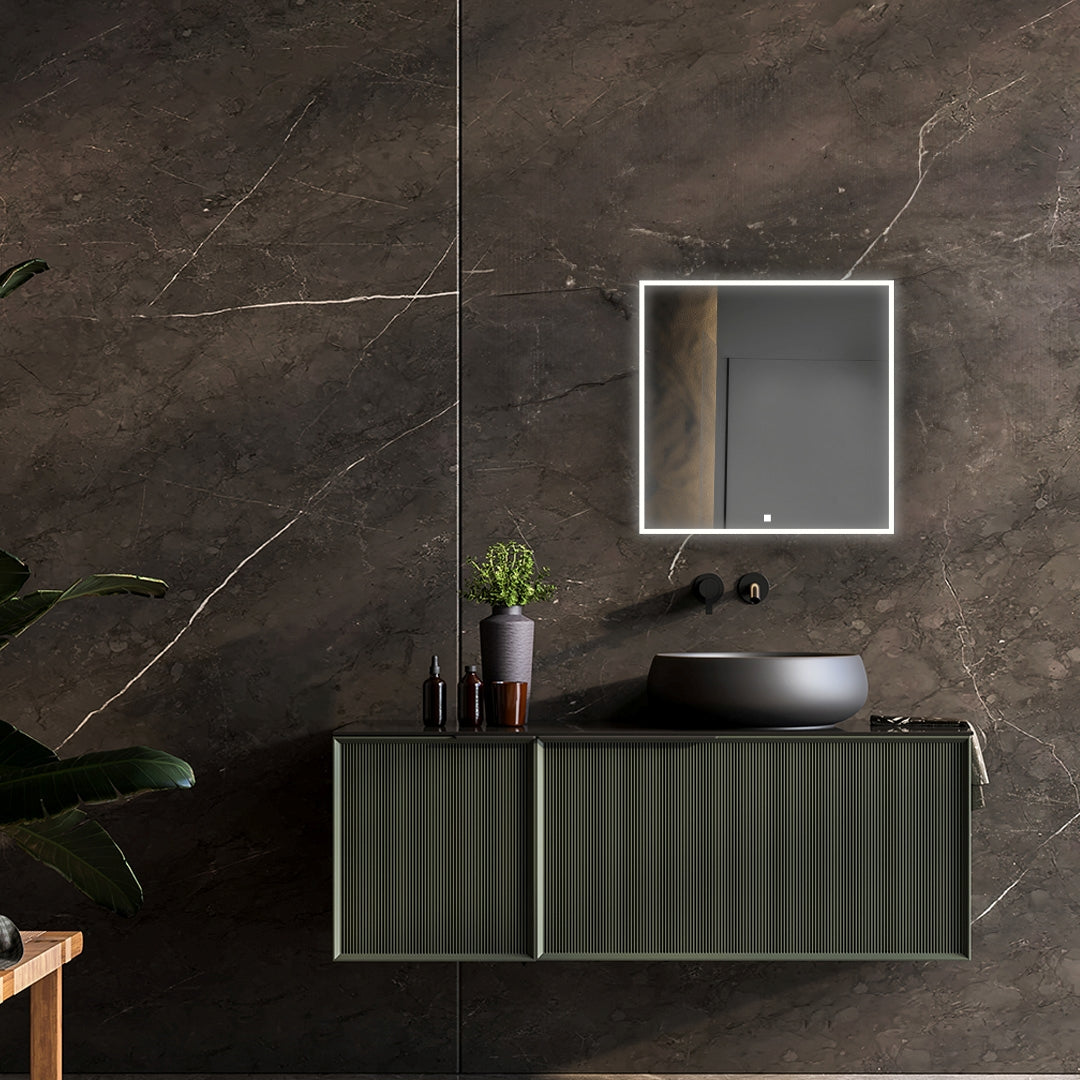 Aquadom Edge 30" x 32" LED Lighted Mirror