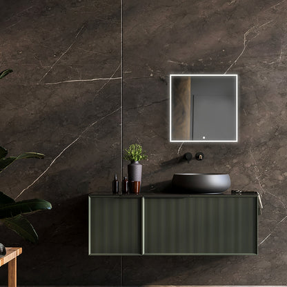 Aquadom Edge 30" x 32" LED Lighted Mirror