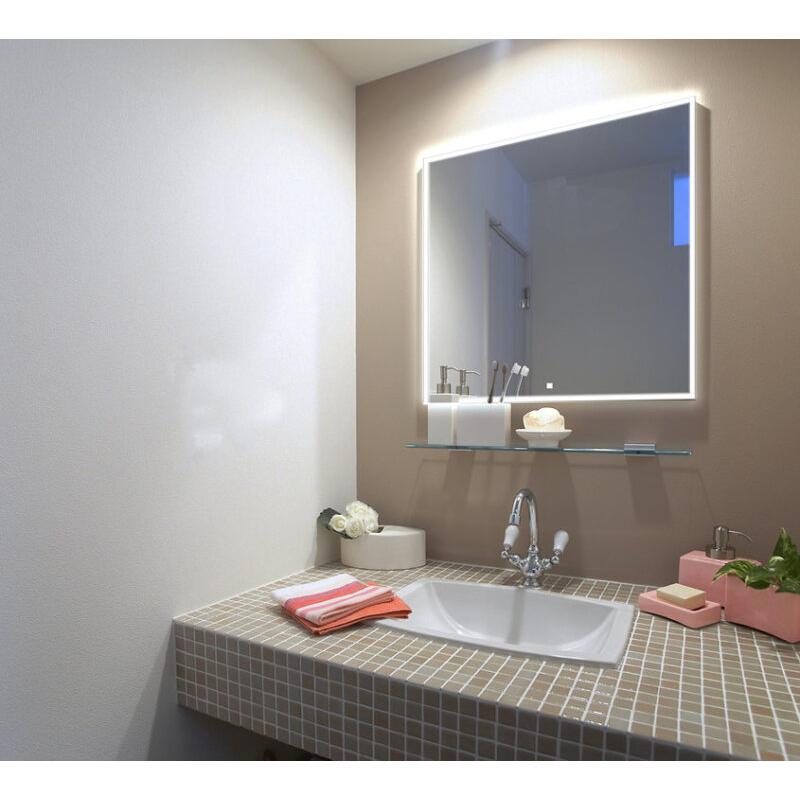 Aquadom Edge 40" x 32" LED Lighted Mirror