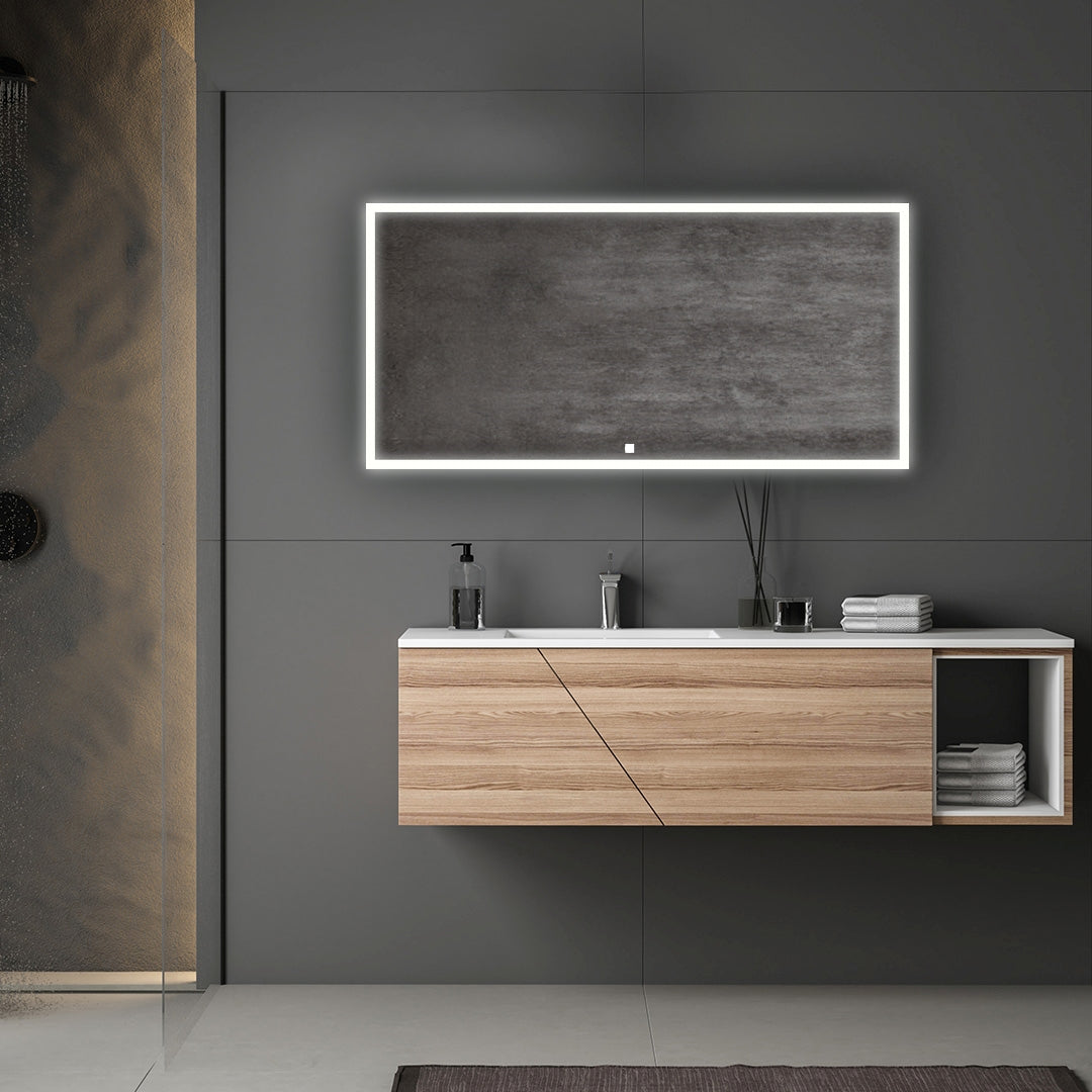 Aquadom Edge 60" x 32" LED Lighted Mirror