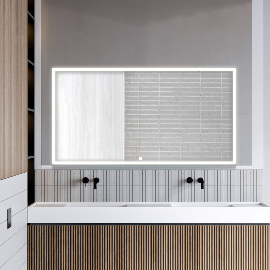 Aquadom Edge 84" x 32" LED Lighted Mirror