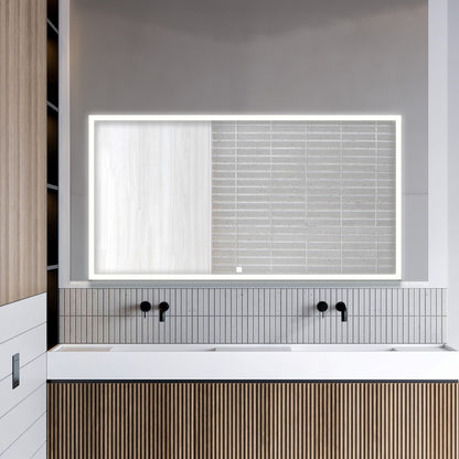 Aquadom Edge 84" x 32" LED Lighted Mirror