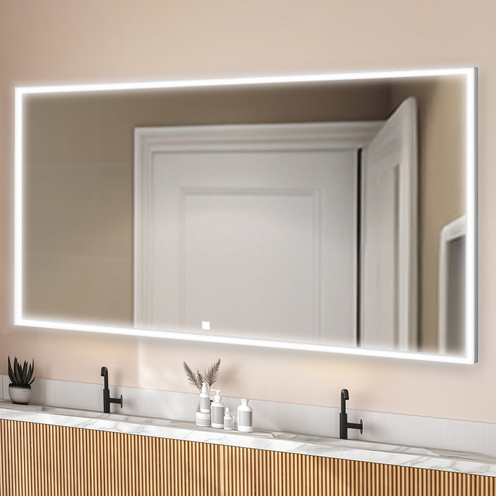 Aquadom Edge 96" x 32" LED Lighted Mirror
