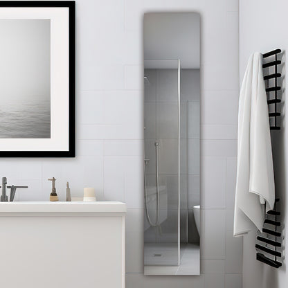 Aquadom Royale 15" x 70" Rectangular Left-Hinged Recessed or Surface Mount Medicine Cabinet With LED Lighting, Touch Screen Button, Defogger