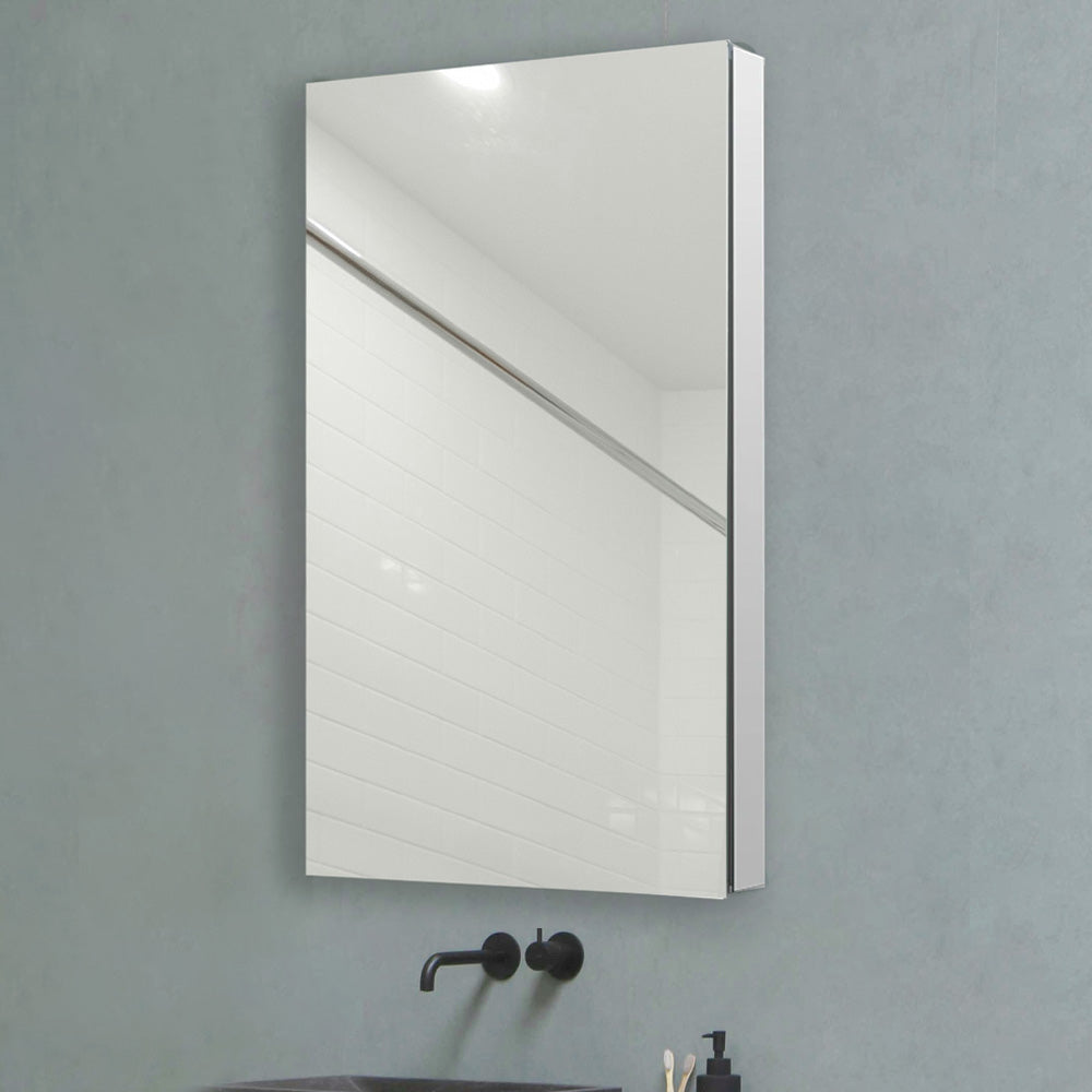 Aquadom Royale 24" x 36" Rectangular Right-Hinged Recessed or Surface Mount Medicine Cabinet With LED Lighting, Touch Screen Button, Defogger